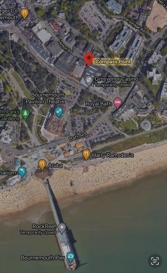 The Pad By The Beach Penthouse Apartment With Sunset And City Views Bournemouth Esterno foto