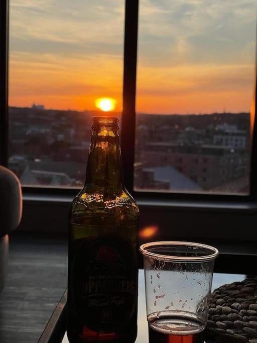 The Pad By The Beach Penthouse Apartment With Sunset And City Views Bournemouth Esterno foto