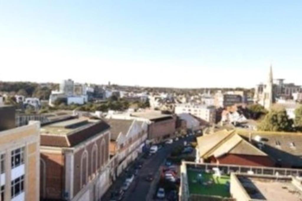 The Pad By The Beach Penthouse Apartment With Sunset And City Views Bournemouth Esterno foto